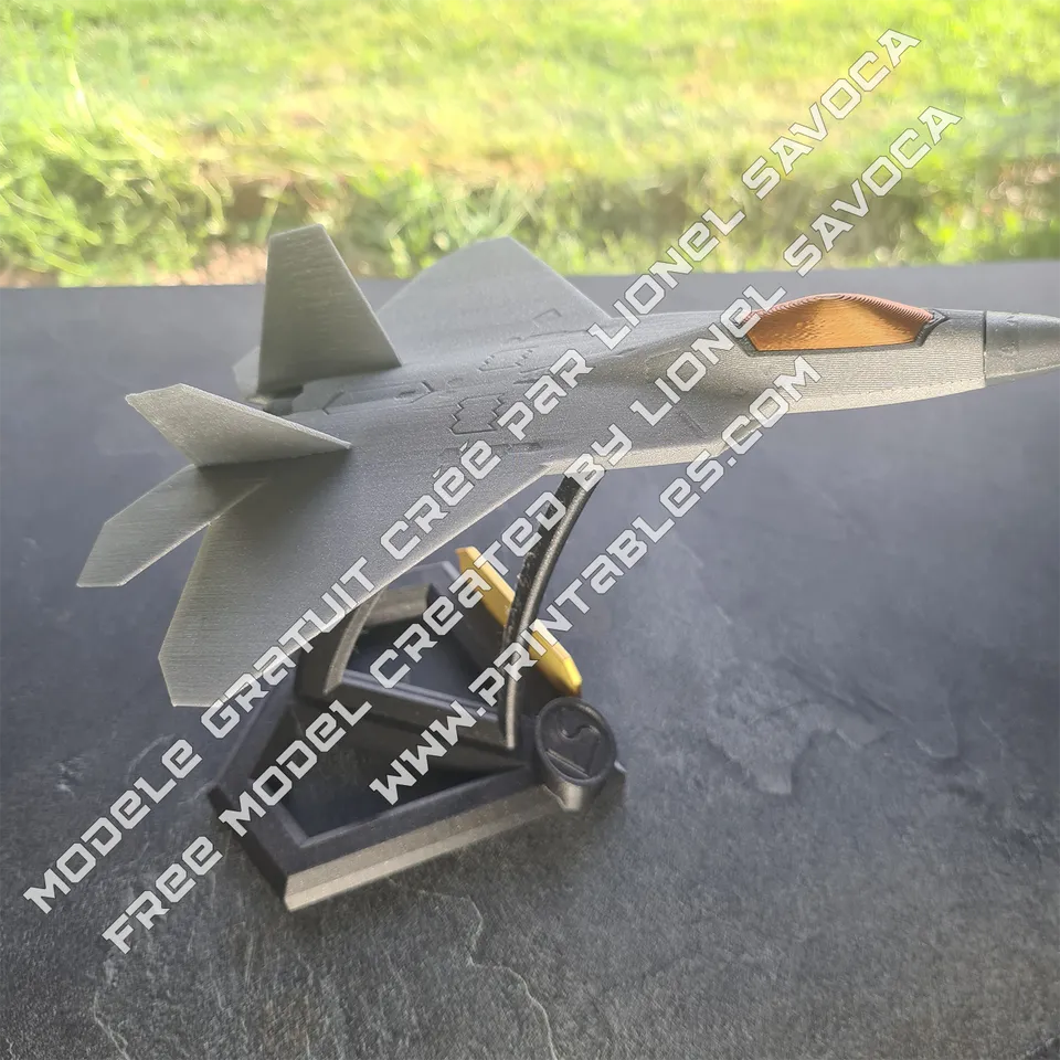 Lockheed Martin F-22 Raptor - 1:80 scale by Lionel SAVOCA | Download ...