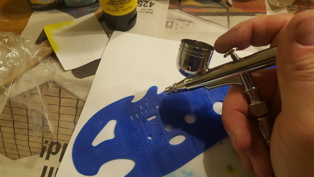 Airbrush Freehand stencil by PeterLandin Download free STL model