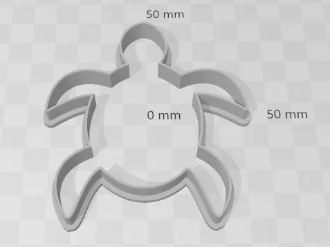 Turtle cookie cutter 02cm - 10cm