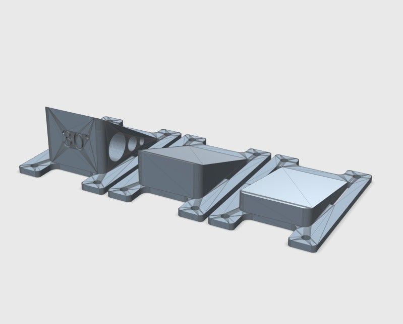 Lisam/Qav 210 mobius mount 10,20,30 degree