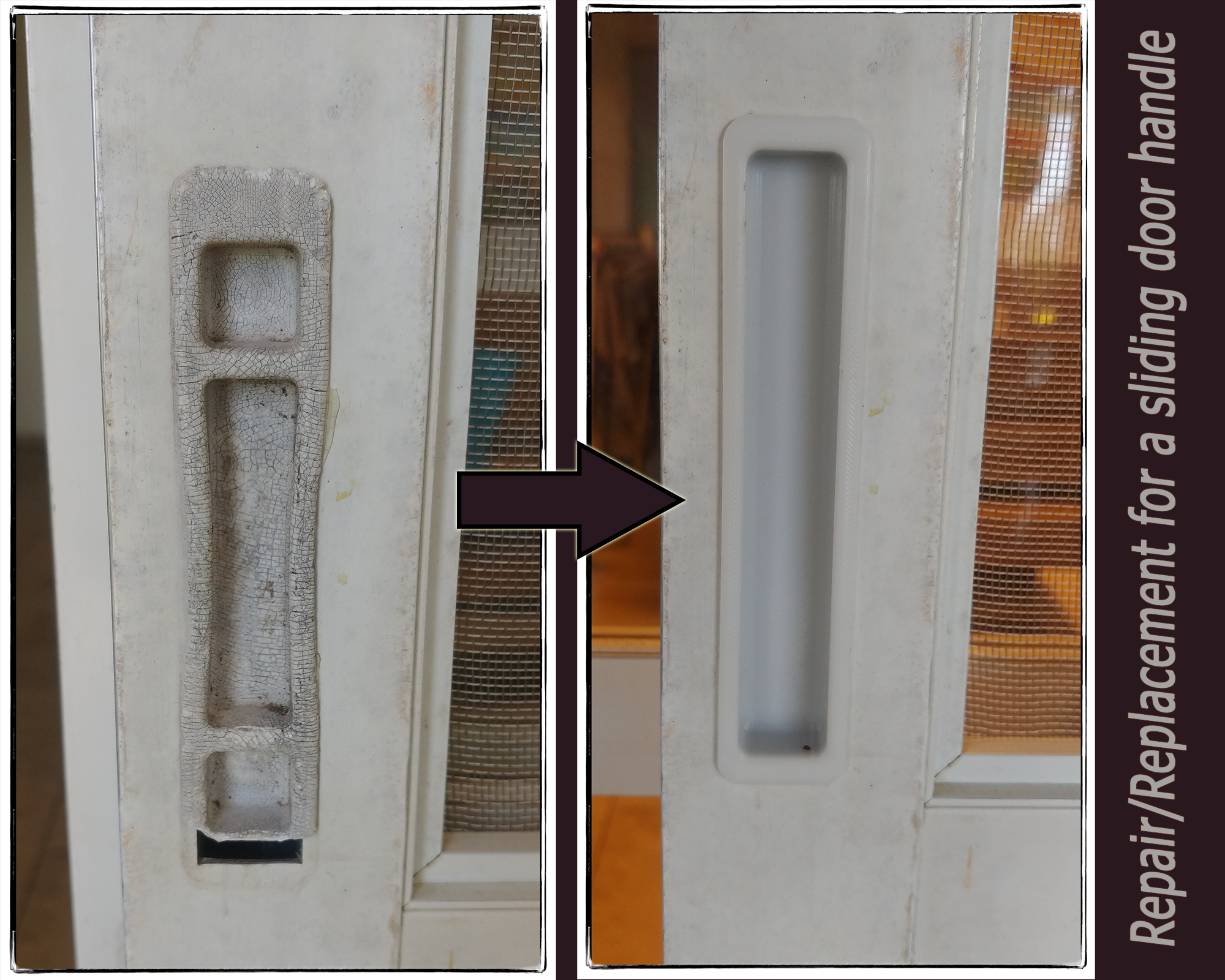 Repair/Replacement for a sliding door handle