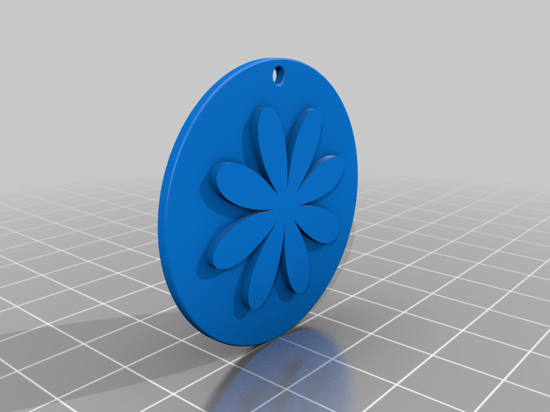 Miniatura 3 do modelo 3D Flower earrings