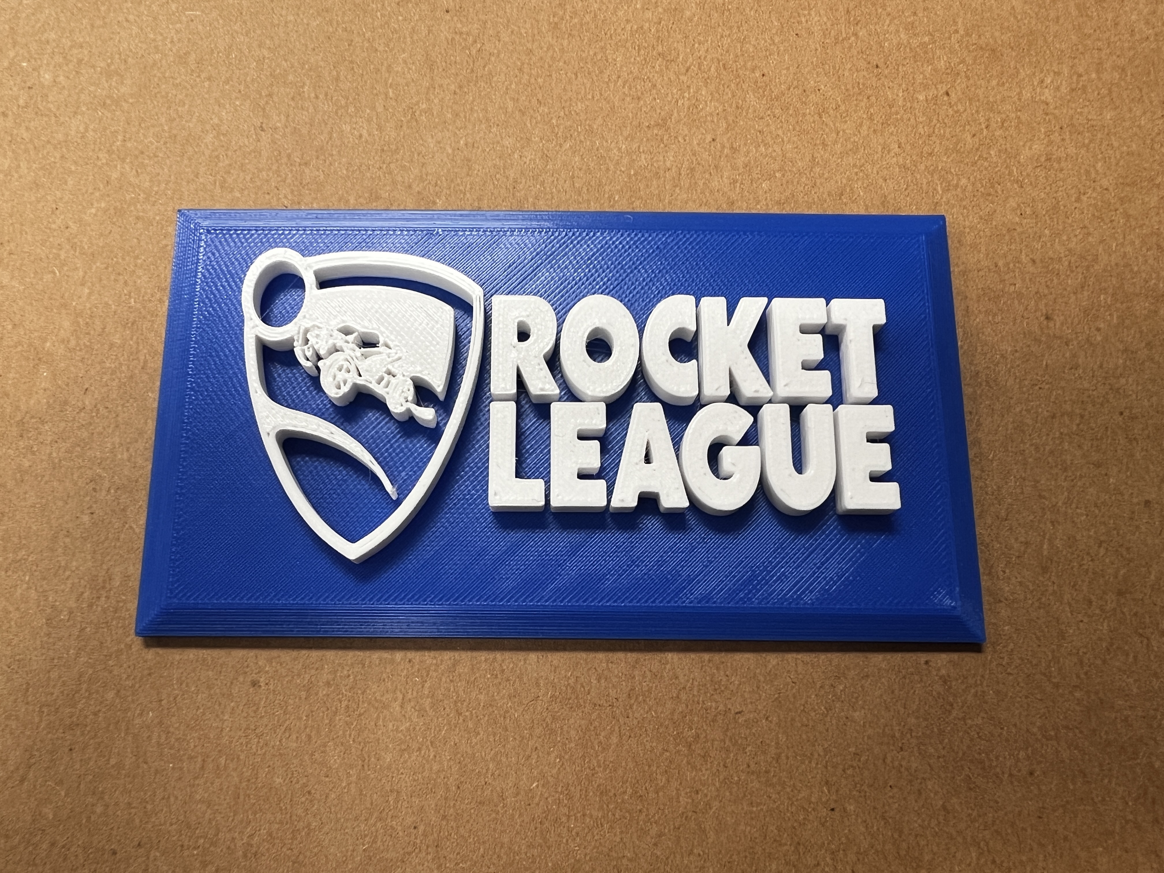 Rocket League gaming plaque