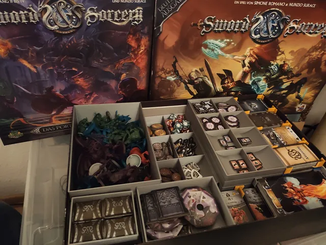 Sword and Sorcery - board game trays