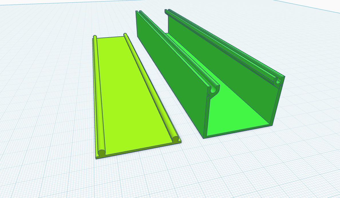 Cable Trunking conduit cover cables neat.  Easily editable. Best i could make for performance. check it out