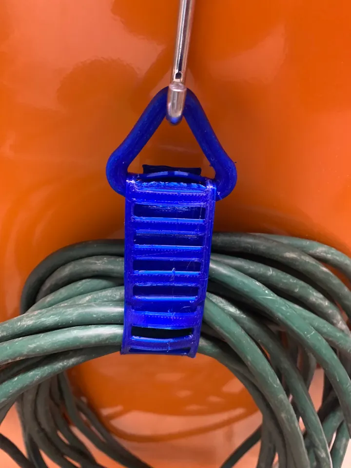Hanging Extension Cord Storage Strap (TPU) by JohnMartin, Download free  STL model