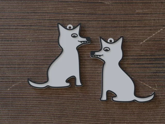 Cartoon Dog Earrings (no MMU)