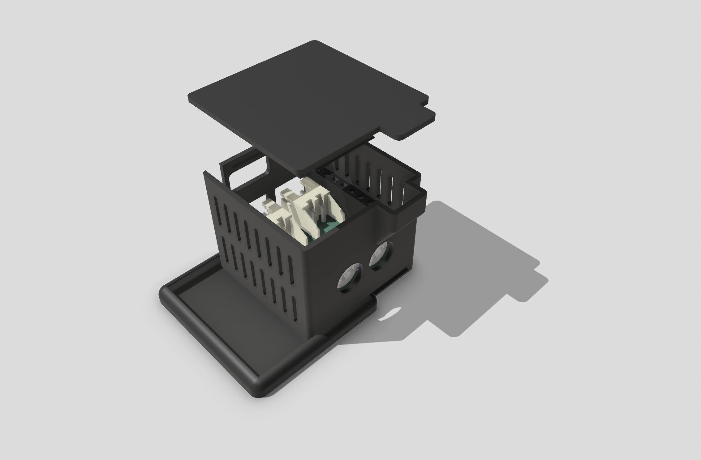 Cases for bed occupancy and temperature sensor