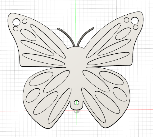 Magnetic Flying Butterfly by greg.giem | Download free STL model ...