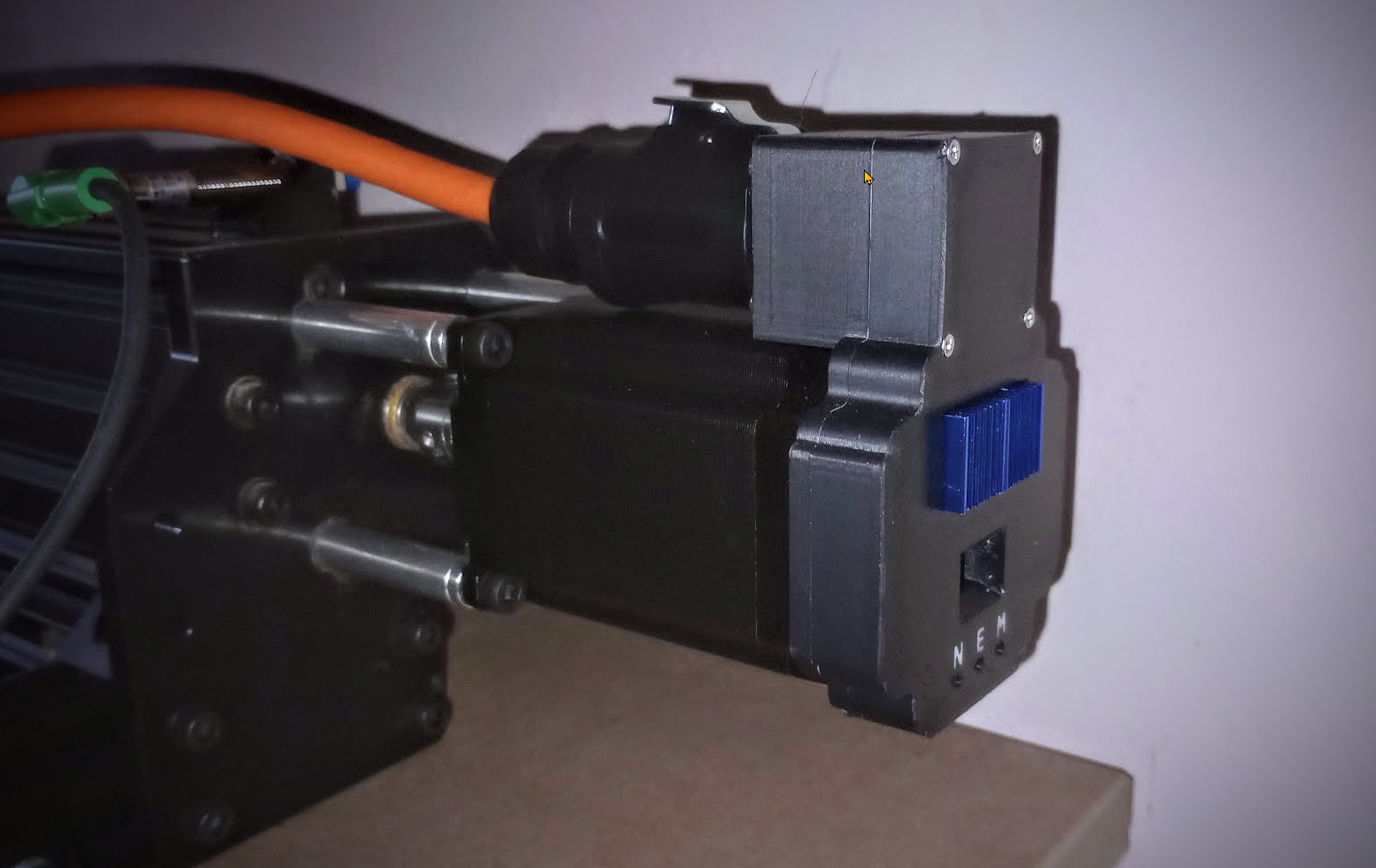 Nema23 SERVO57C servo protective case with connector