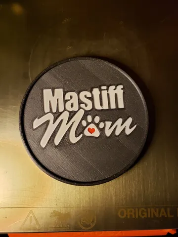 Mastiff Mom Coaster