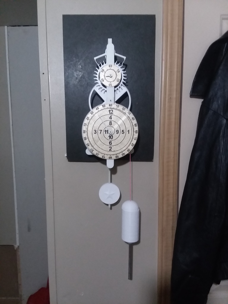 Benjamin Franklin Clock by B&B TECH Download free STL model