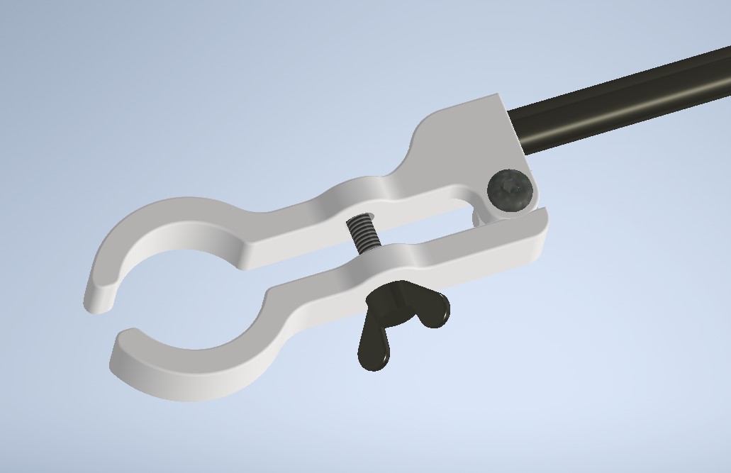 Laboratory Stand clip 8mm / Laborstativ - Stativklammer 8 mm - 25mm