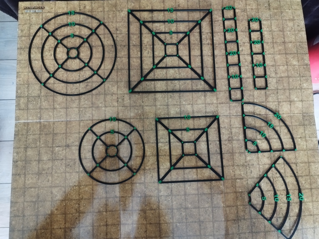 Spell Templates - Tabletop