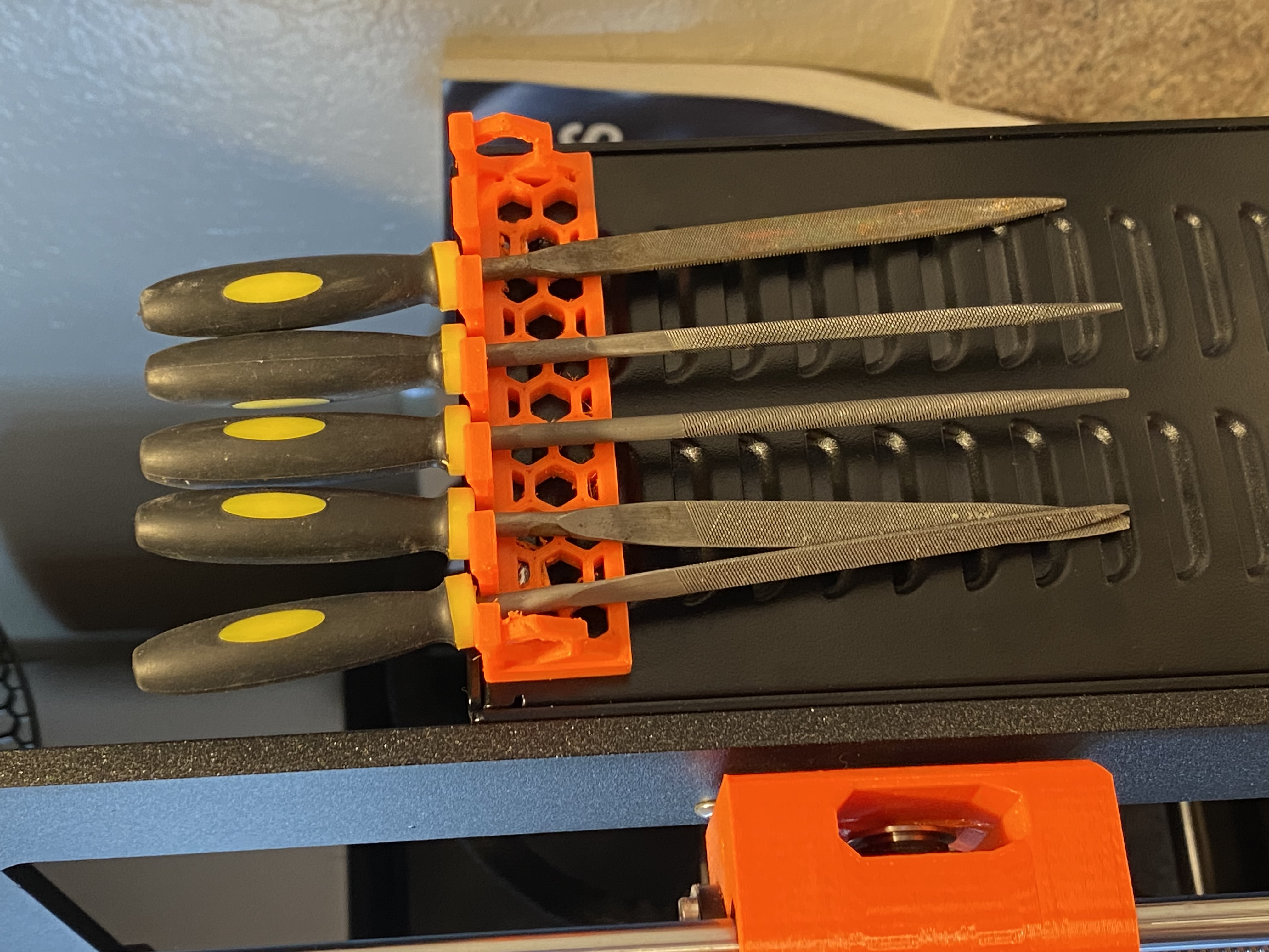 6 piece file set holder. Hexagonal styling. by Ebann