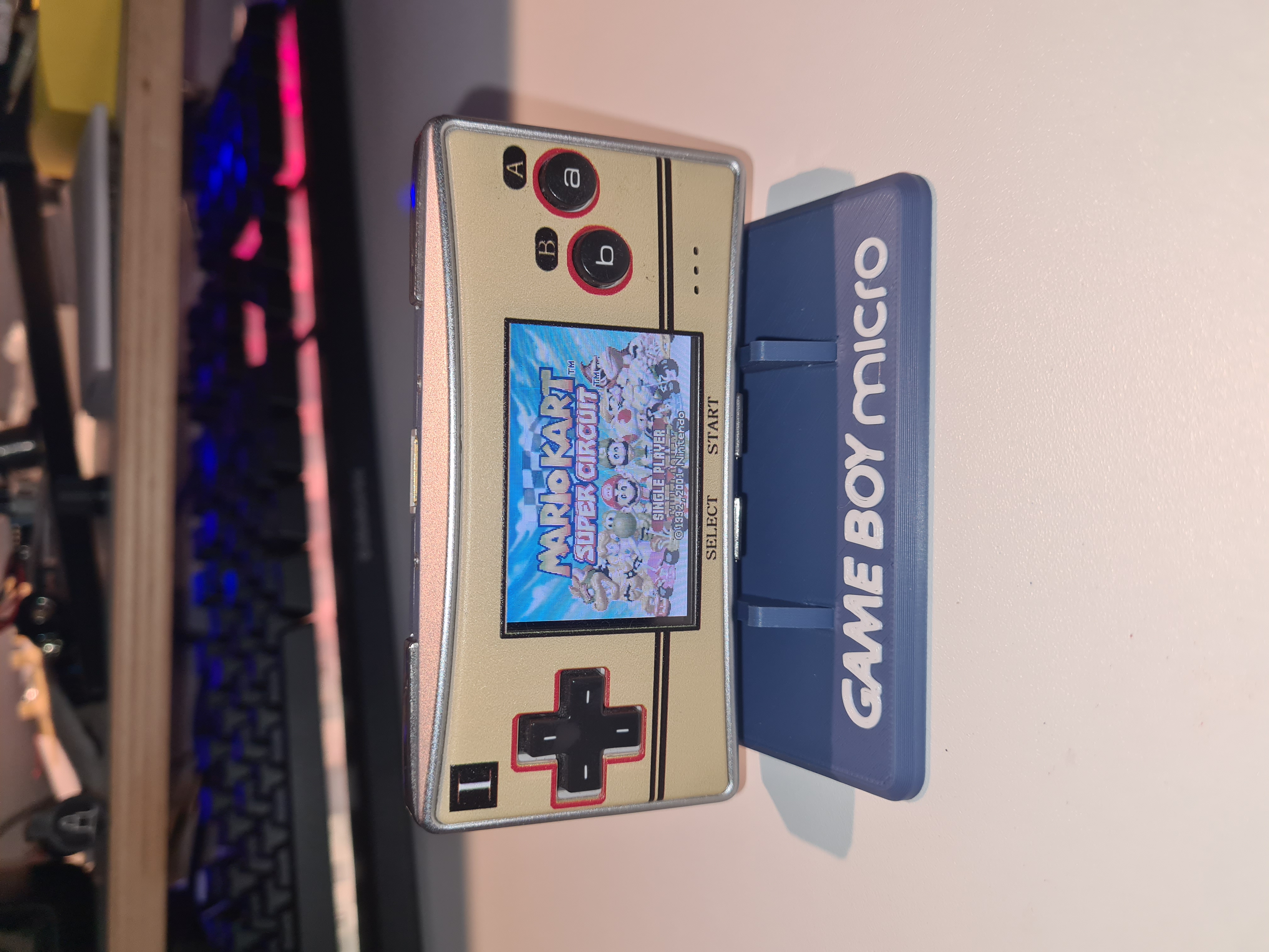 GameBoy Micro display stand