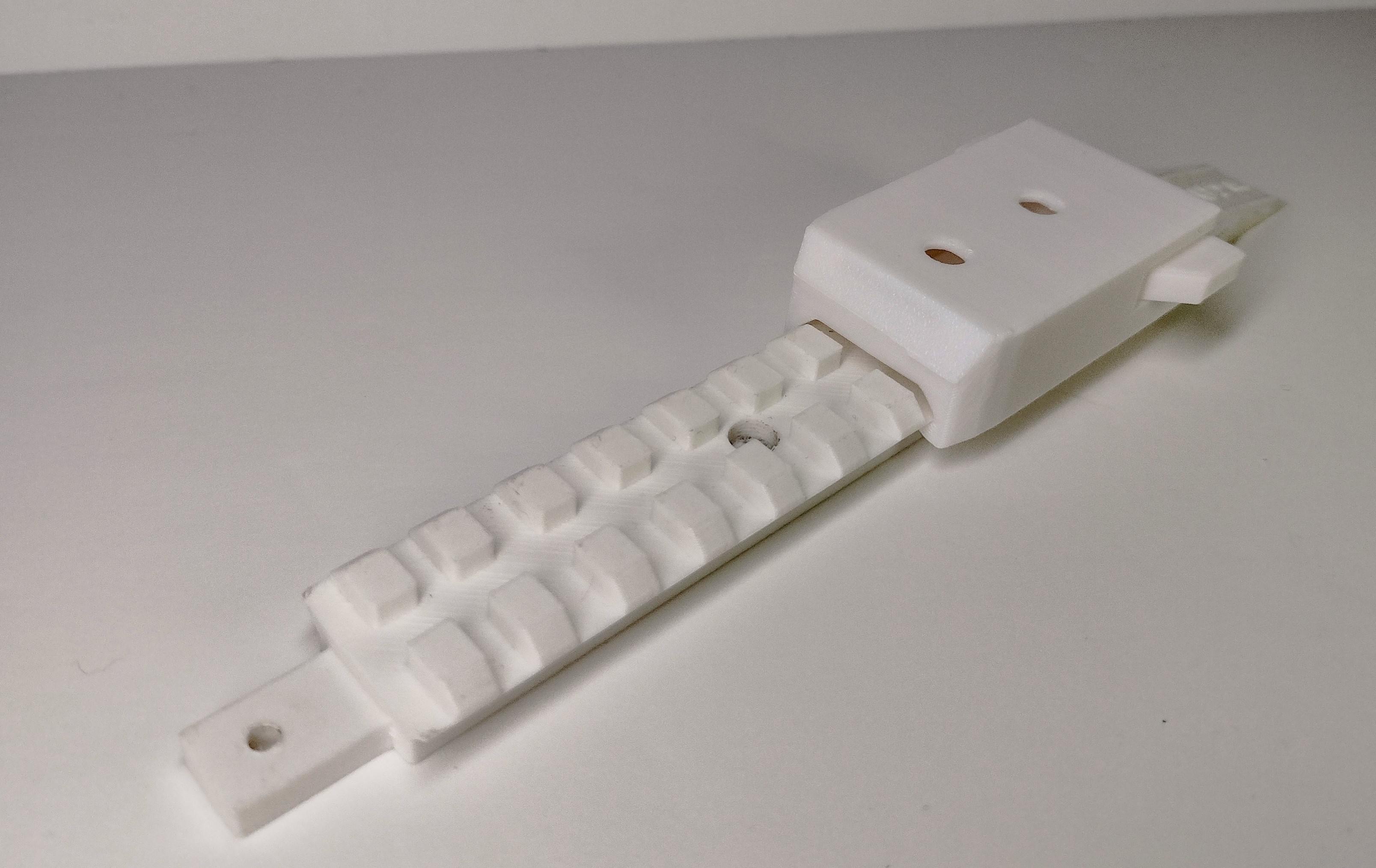 Quick release Picatinny rail mount (Print-In-Place)
