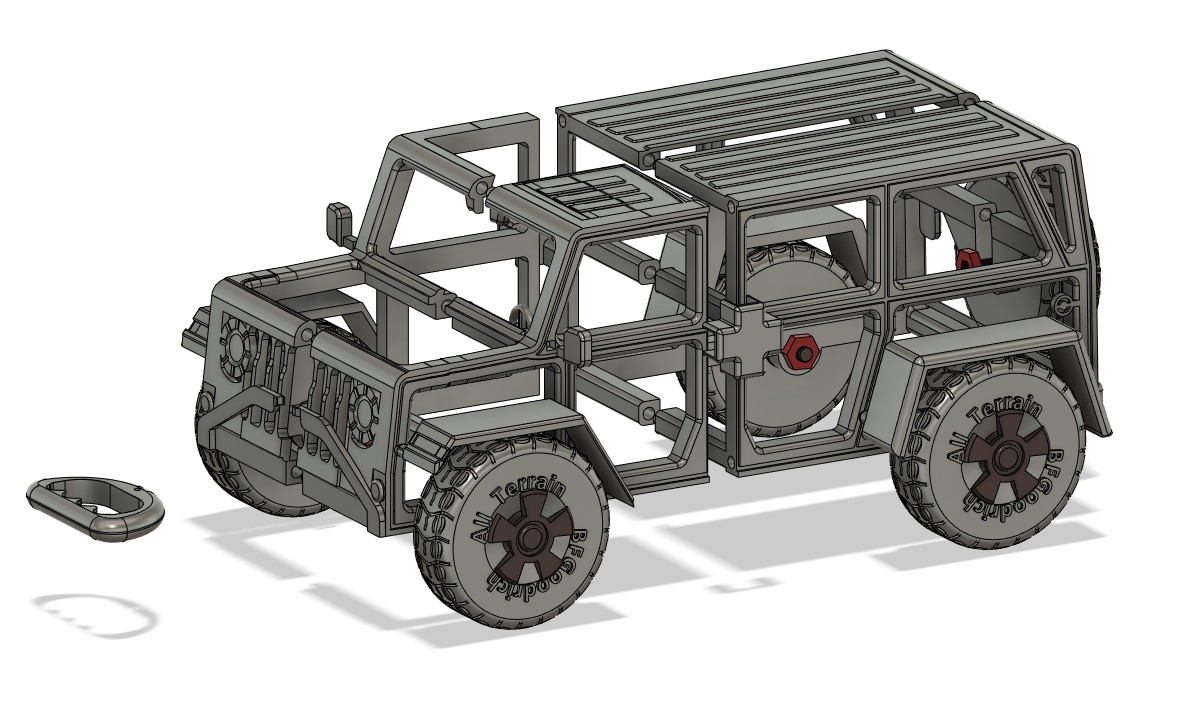 Tug-Along Jeep