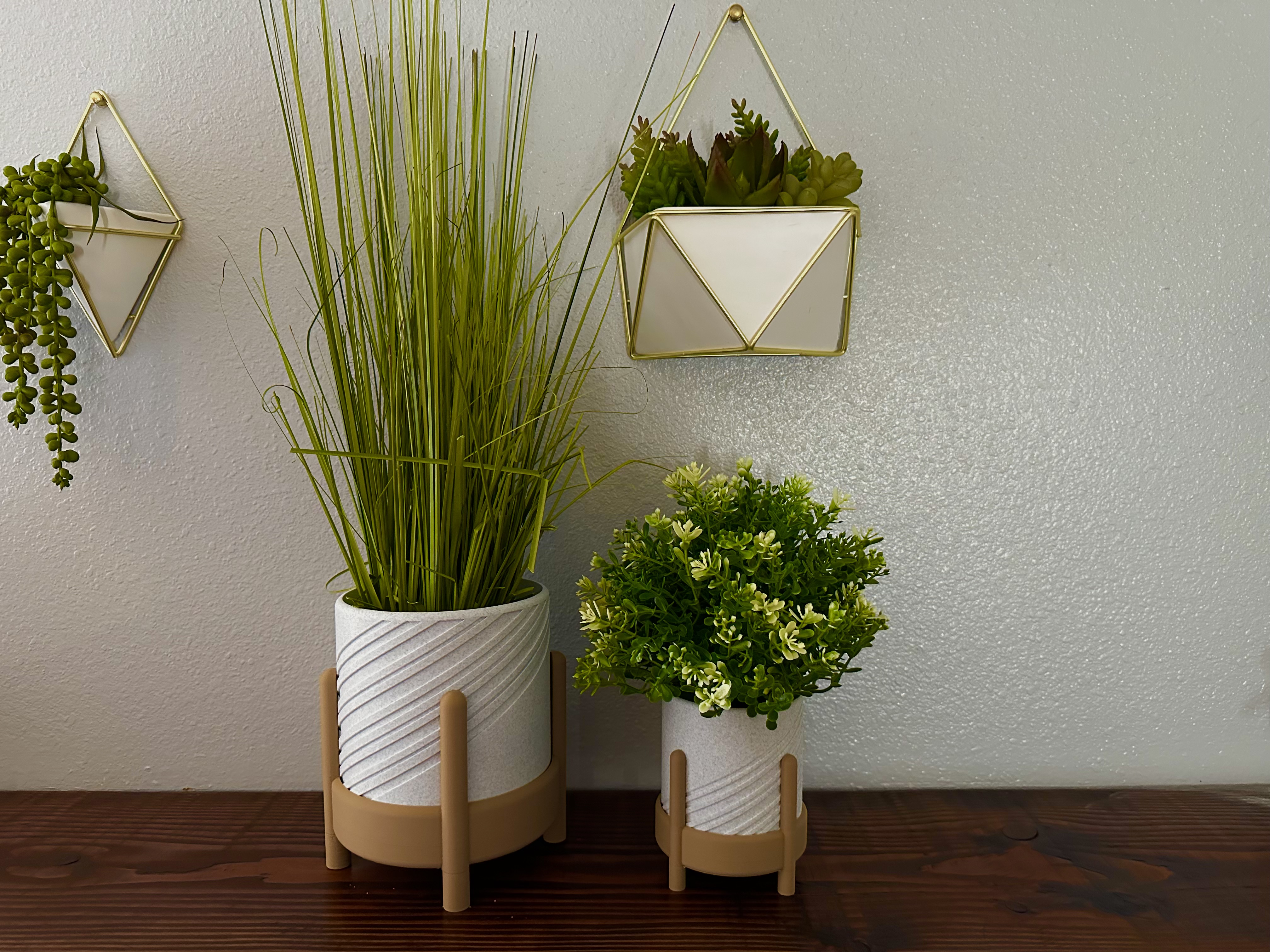 Modern Vase/Planter with Stand