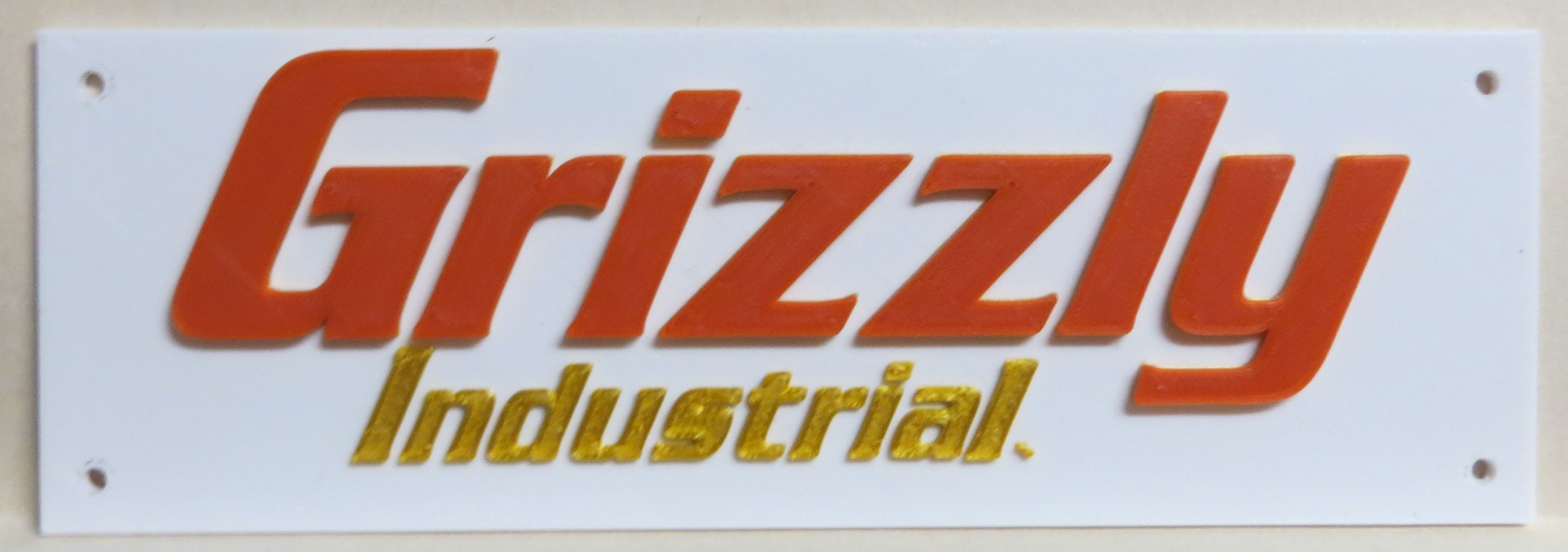 Grizzly Industrial Logo by YumanBeing Download free STL model