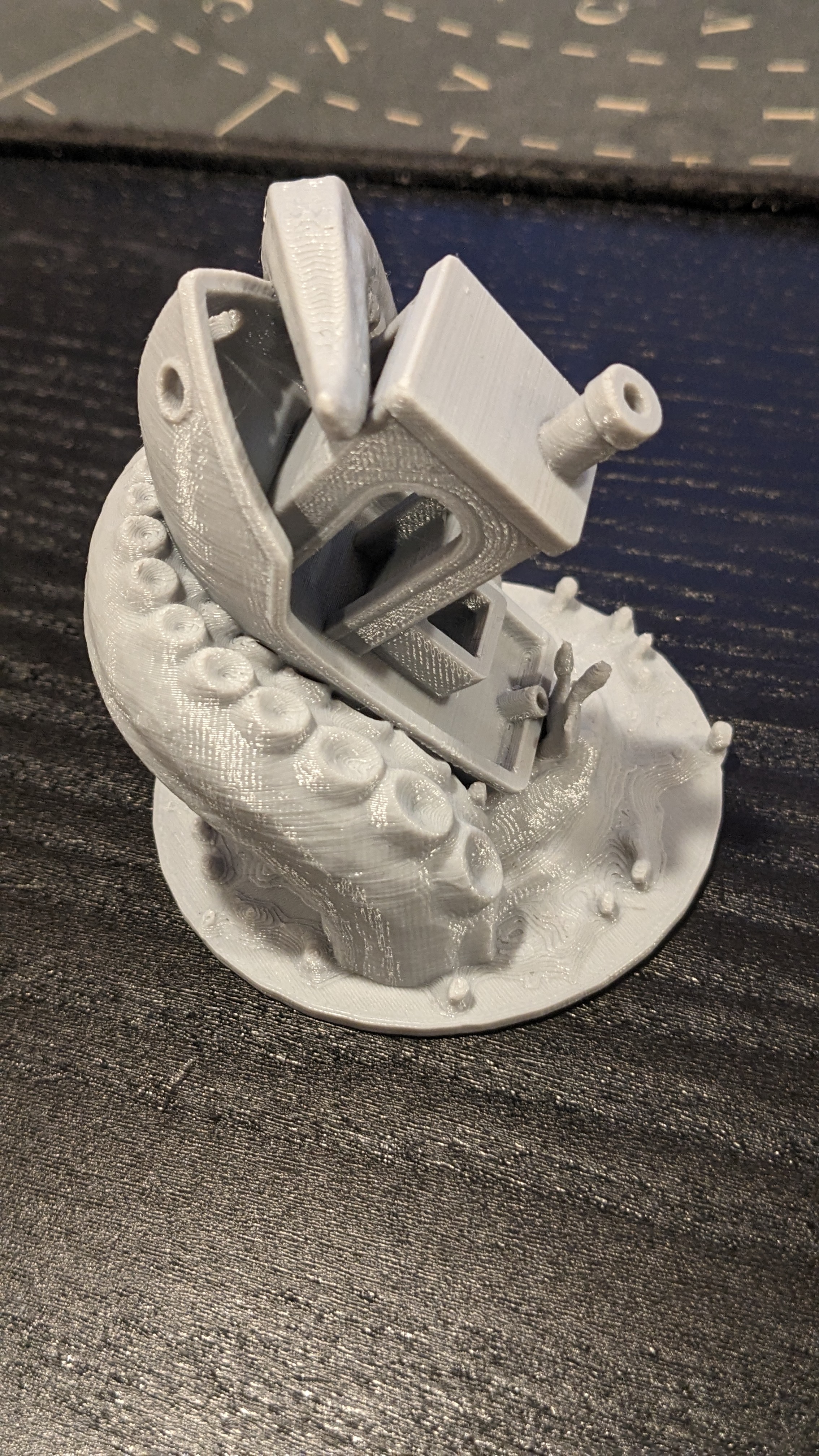 Benchy (Kraken Attack Edition) 3D model thumbnail