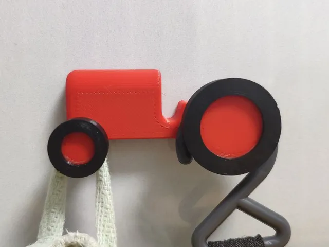 Tractor Towel hanger