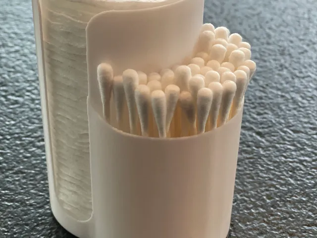 Cotton pad and tips holder Uno