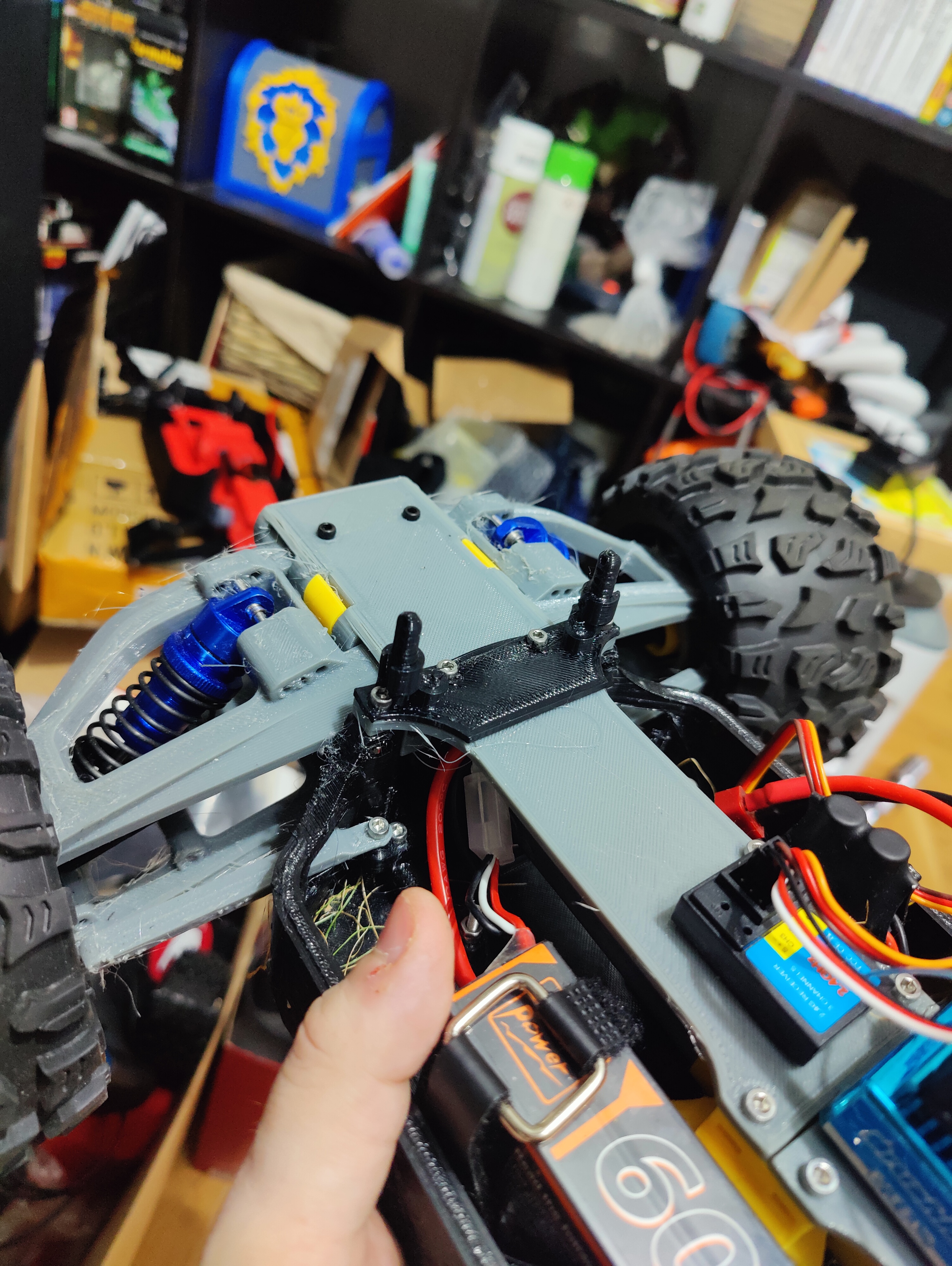 Cramer Truggy Open RC hotrod body posts