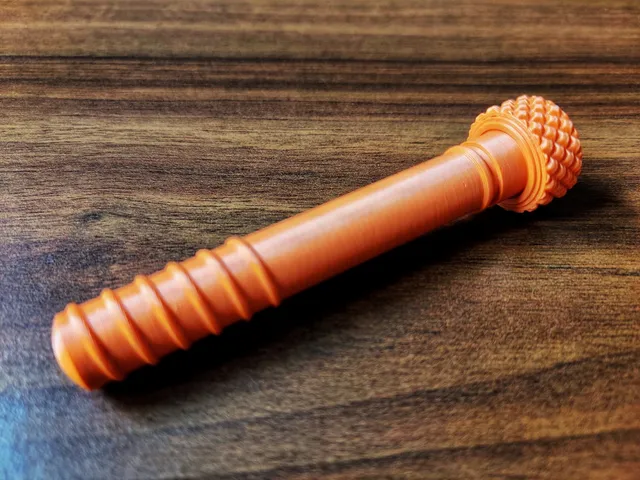 Knurled screw knob (low clearance & filleted) for Copanko Spool holder