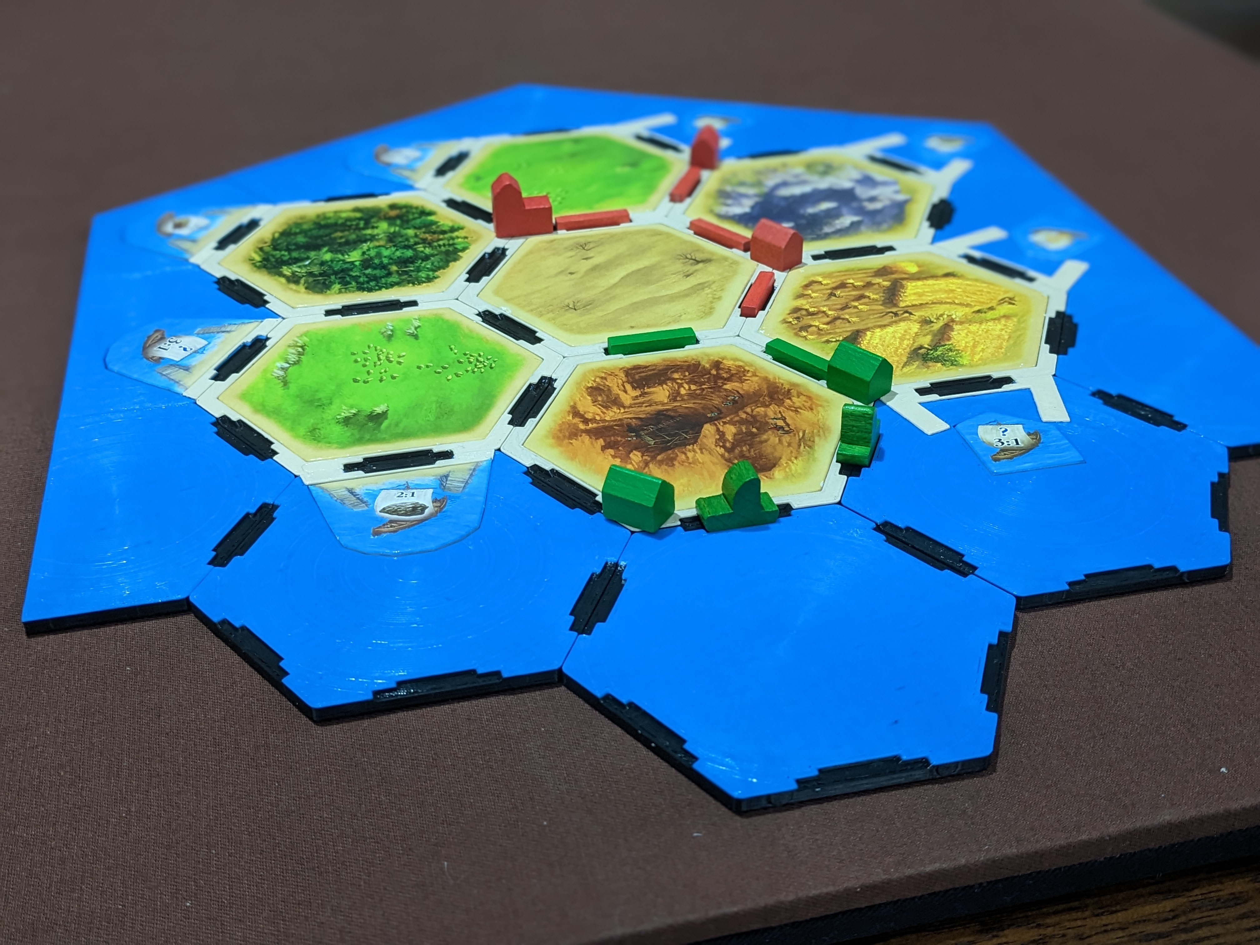 Magnetic Catan Tile Frames