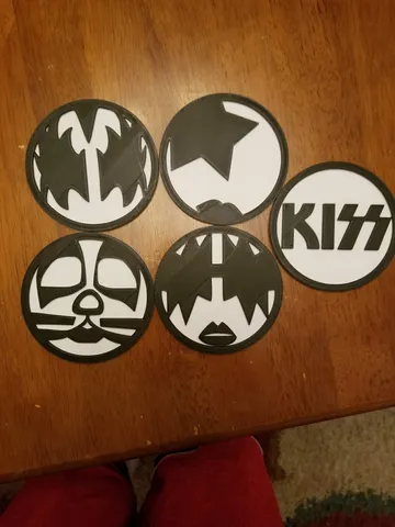 Kiss Coasters (The Band)