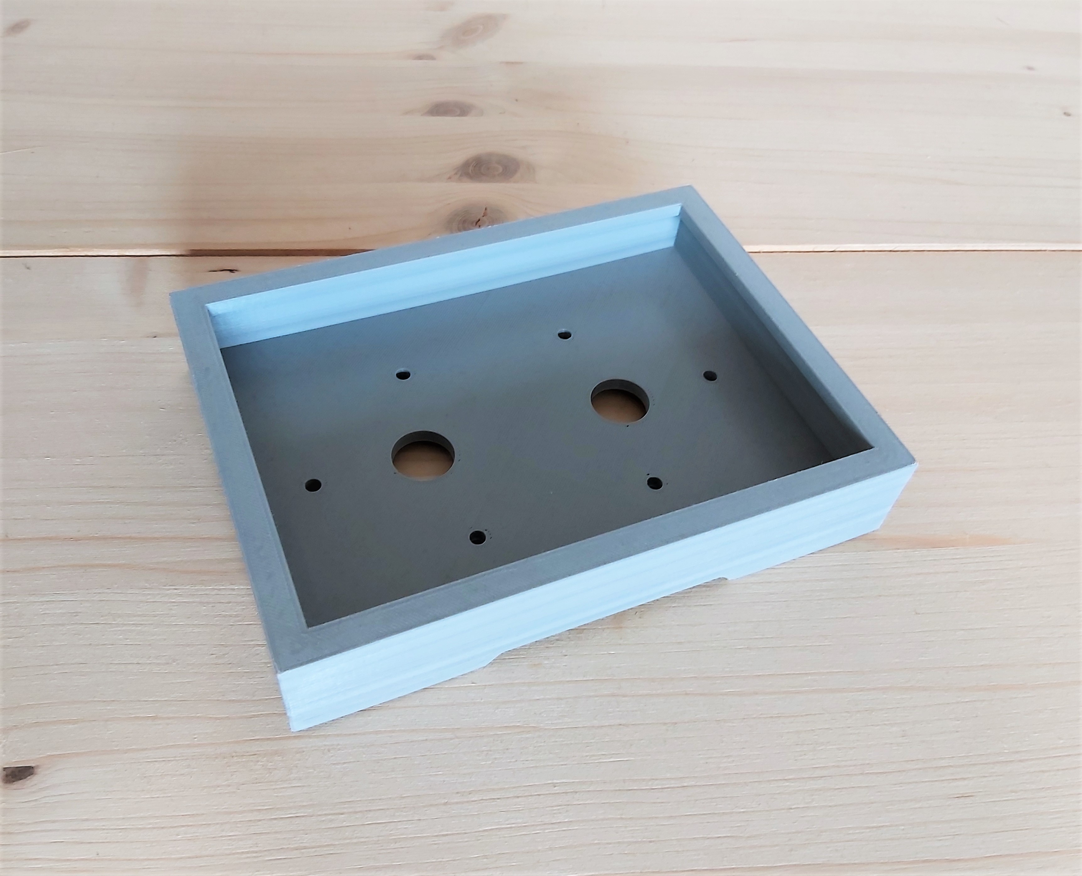 Bonsai pot 05 rectangular flat (shohin)