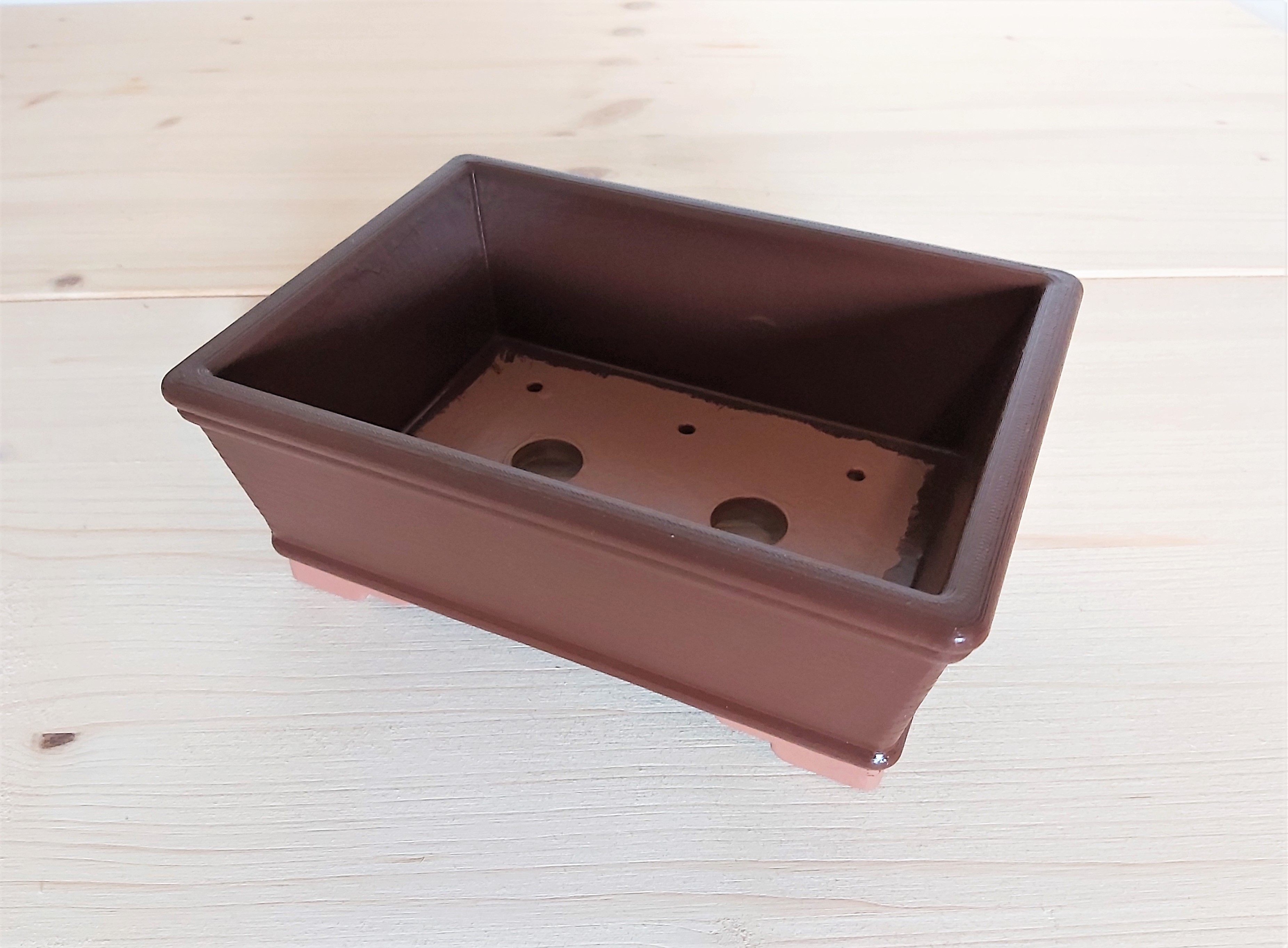 Bonsai pot 02 rectangular (shohin)