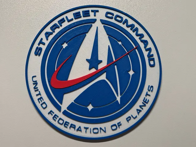 Multicolor Starfleet Command Badge