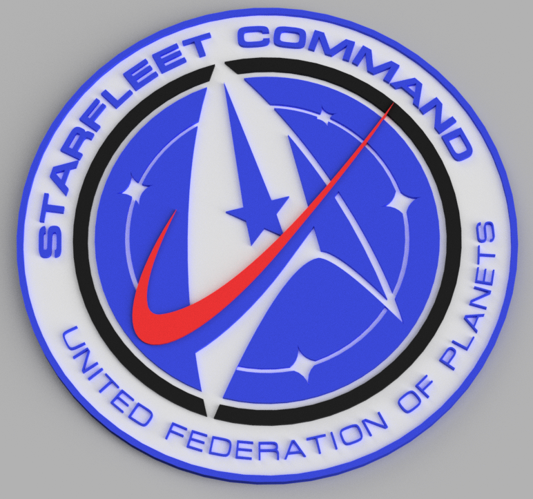 Multicolor Starfleet Command Badge — miniatura 2