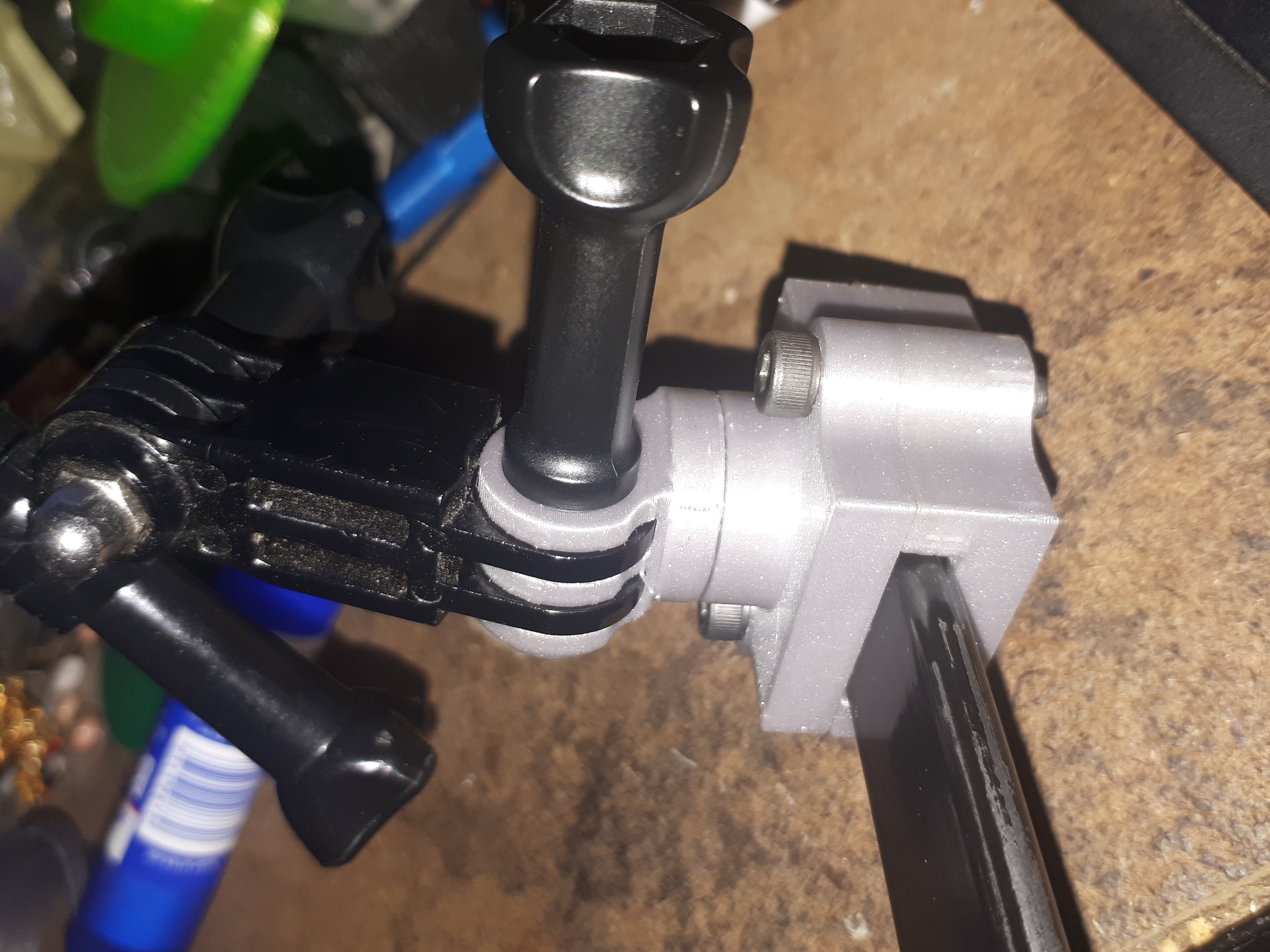 Go Pro mount for ALDI F clamp