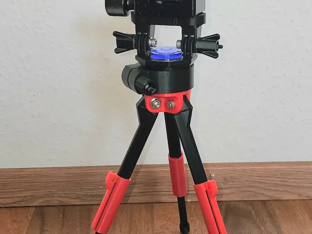 Tripod (telescopic) with Universal Mount (1/4" screw or Gopro-mount) for digital cameras  / camcorder / light DSLR
