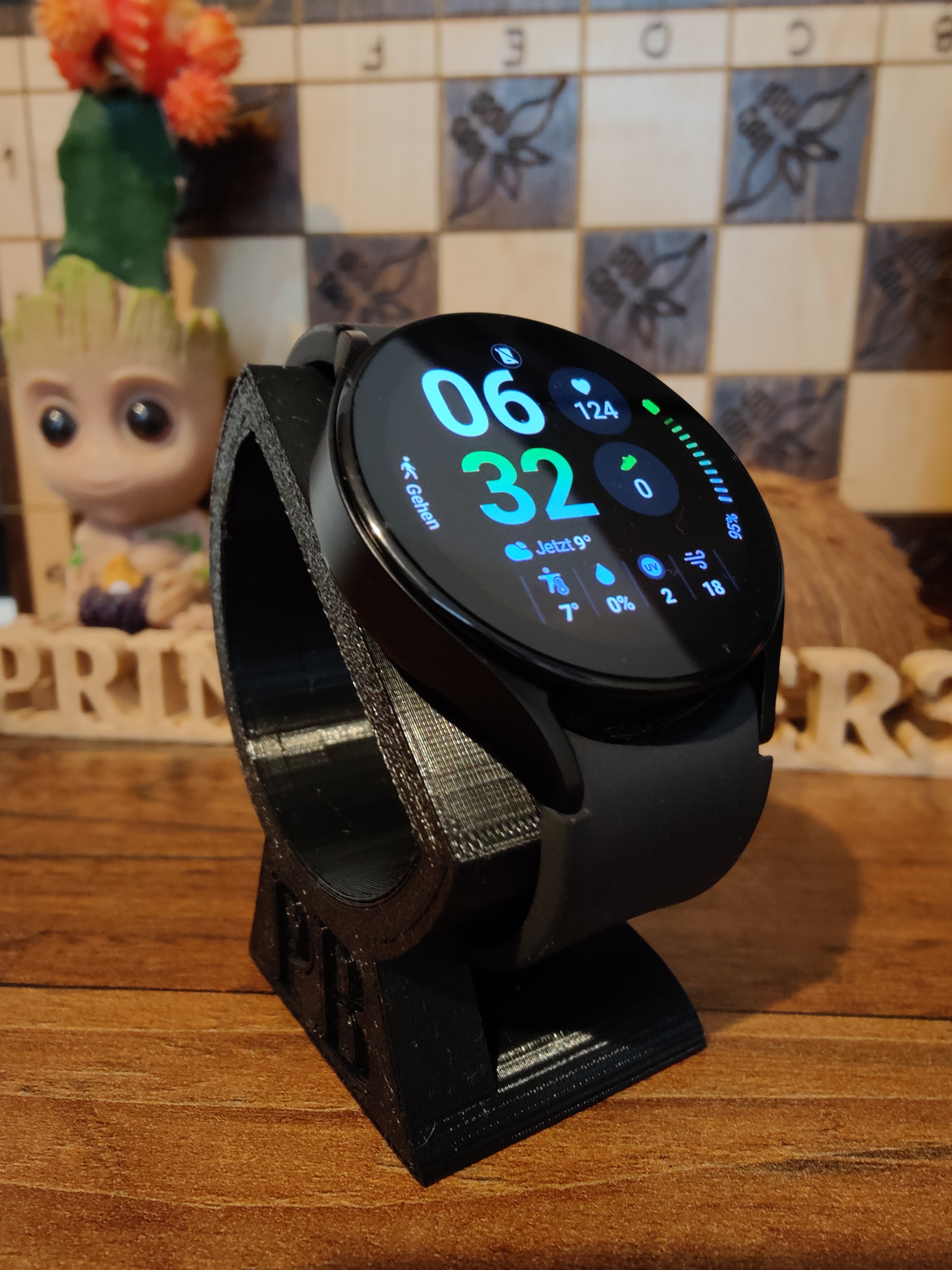 3D-gedruckter Armbanduhrenhalter