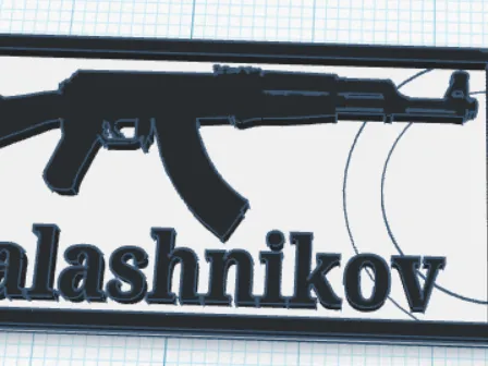 AK-47 keychain
