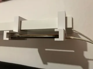 Ikea shelf phone holder