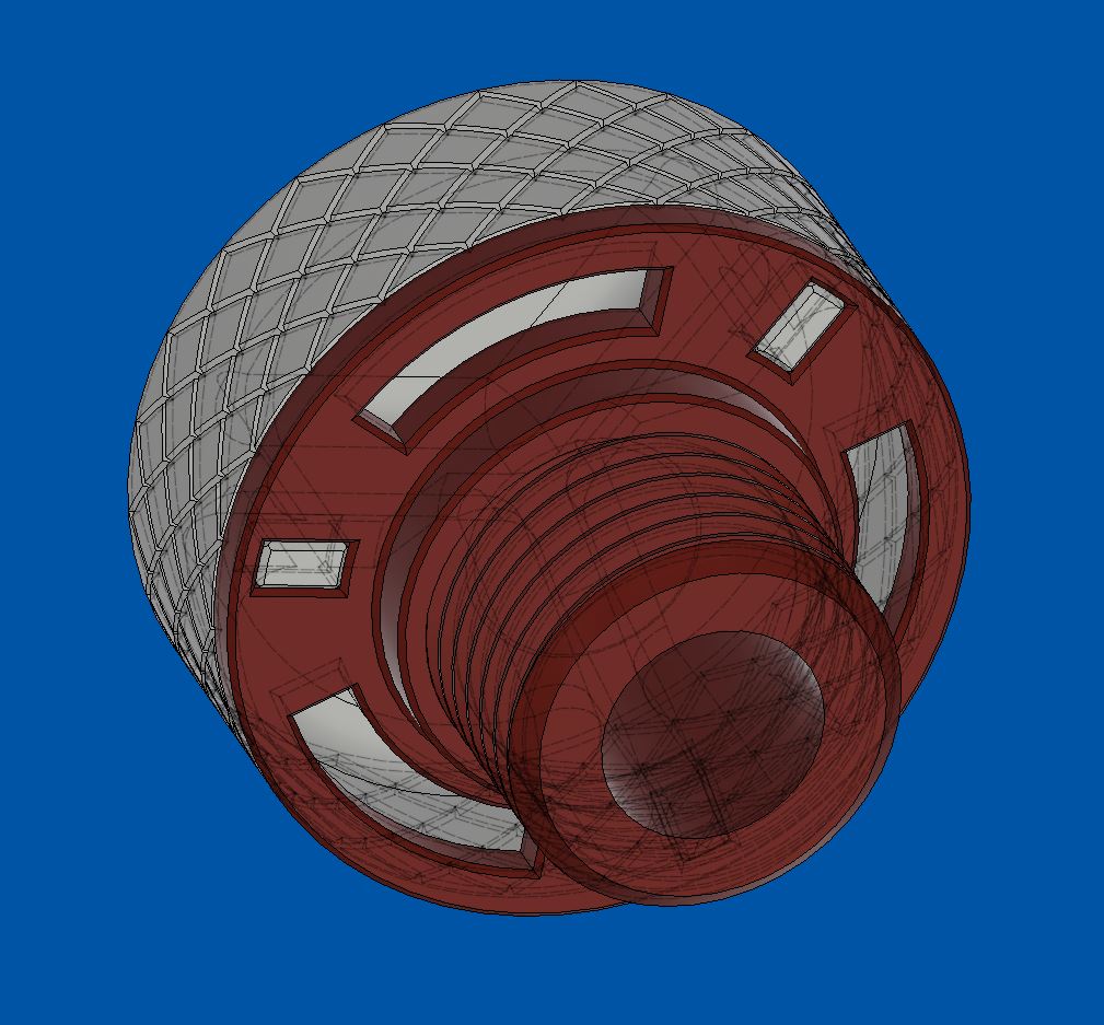 Air intake filter for compressor, with bonus oil filler cap by