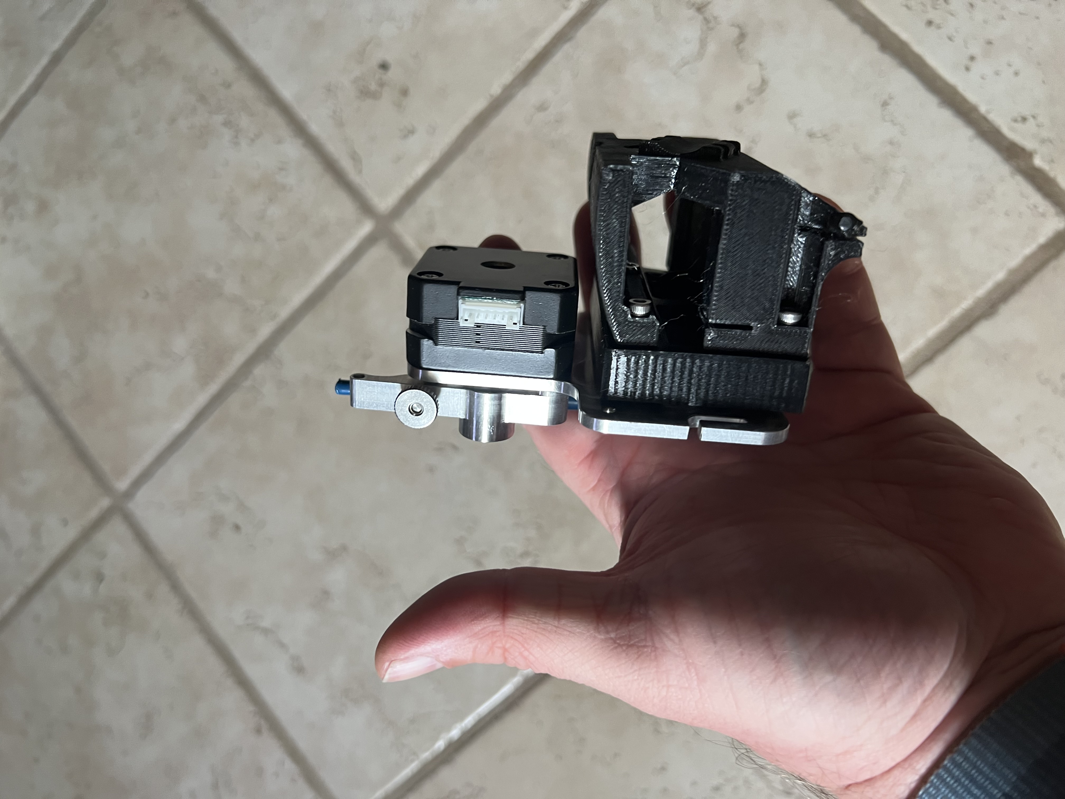 Microswiss direct drive adapter for MP3DP v4