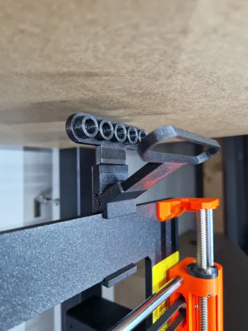 MK3S PTFE filament guide with PC4-M10