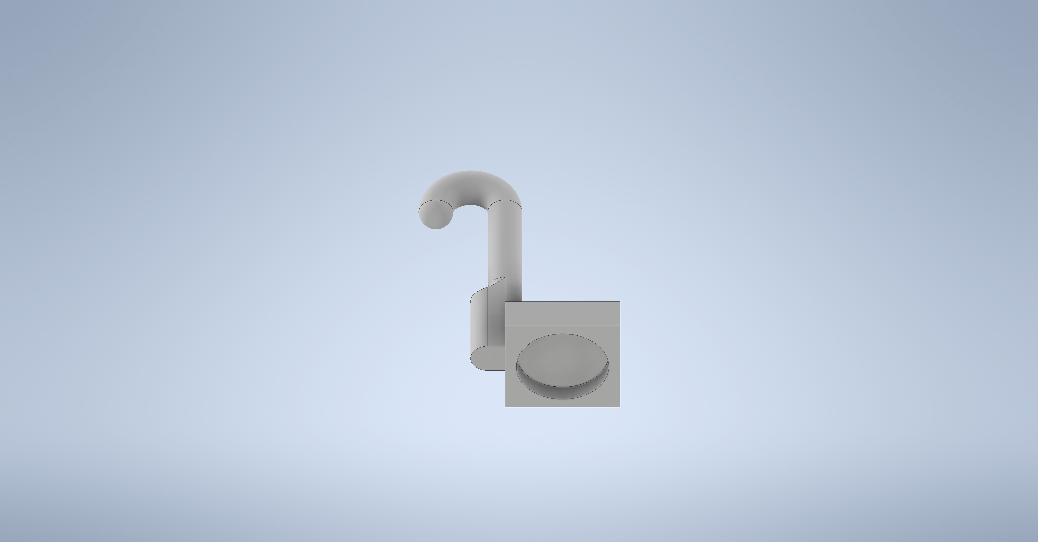 Miniatura 2 do modelo 3D Desk hook slim