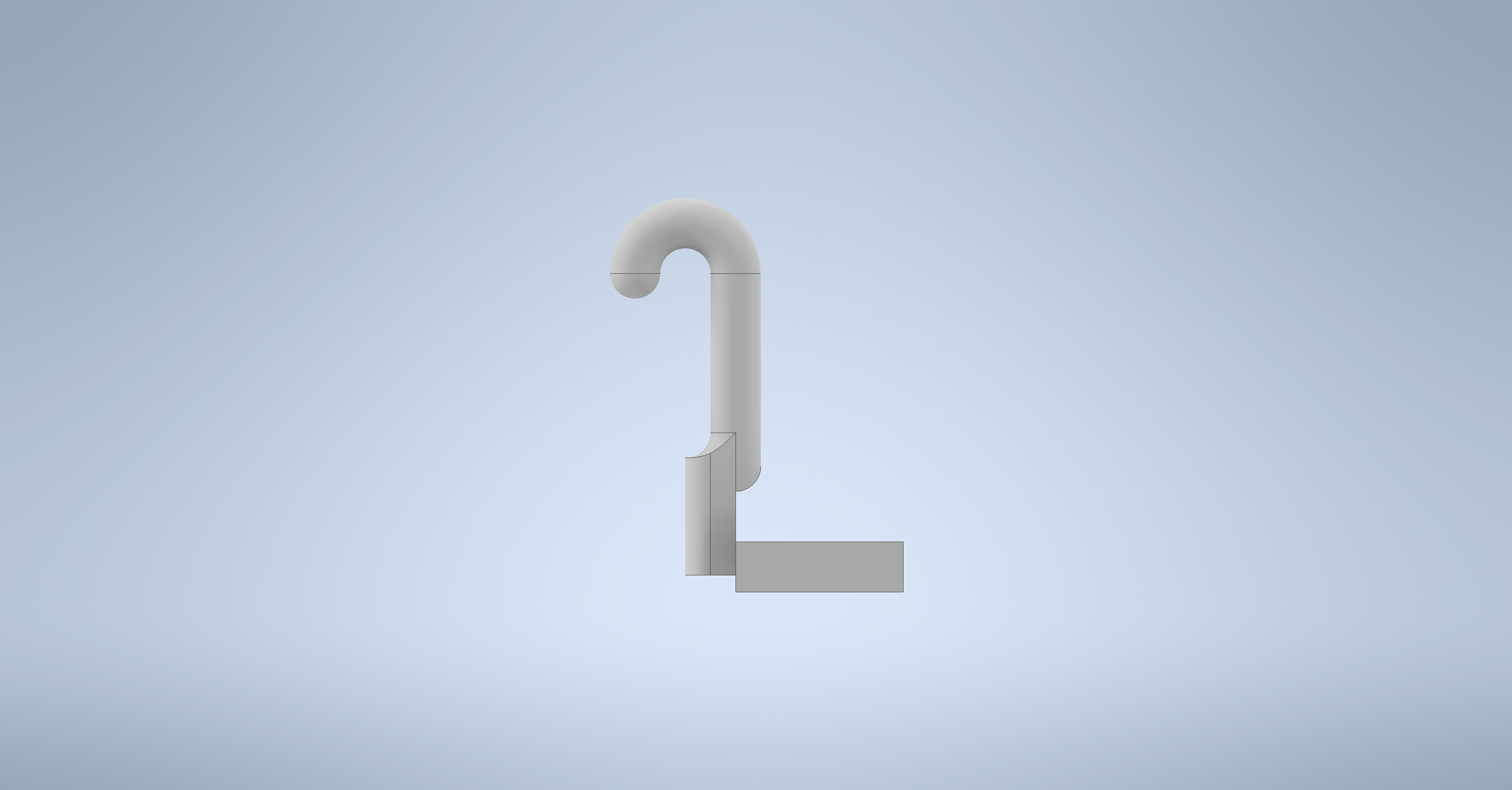 Miniatura 3 do modelo 3D Desk hook slim