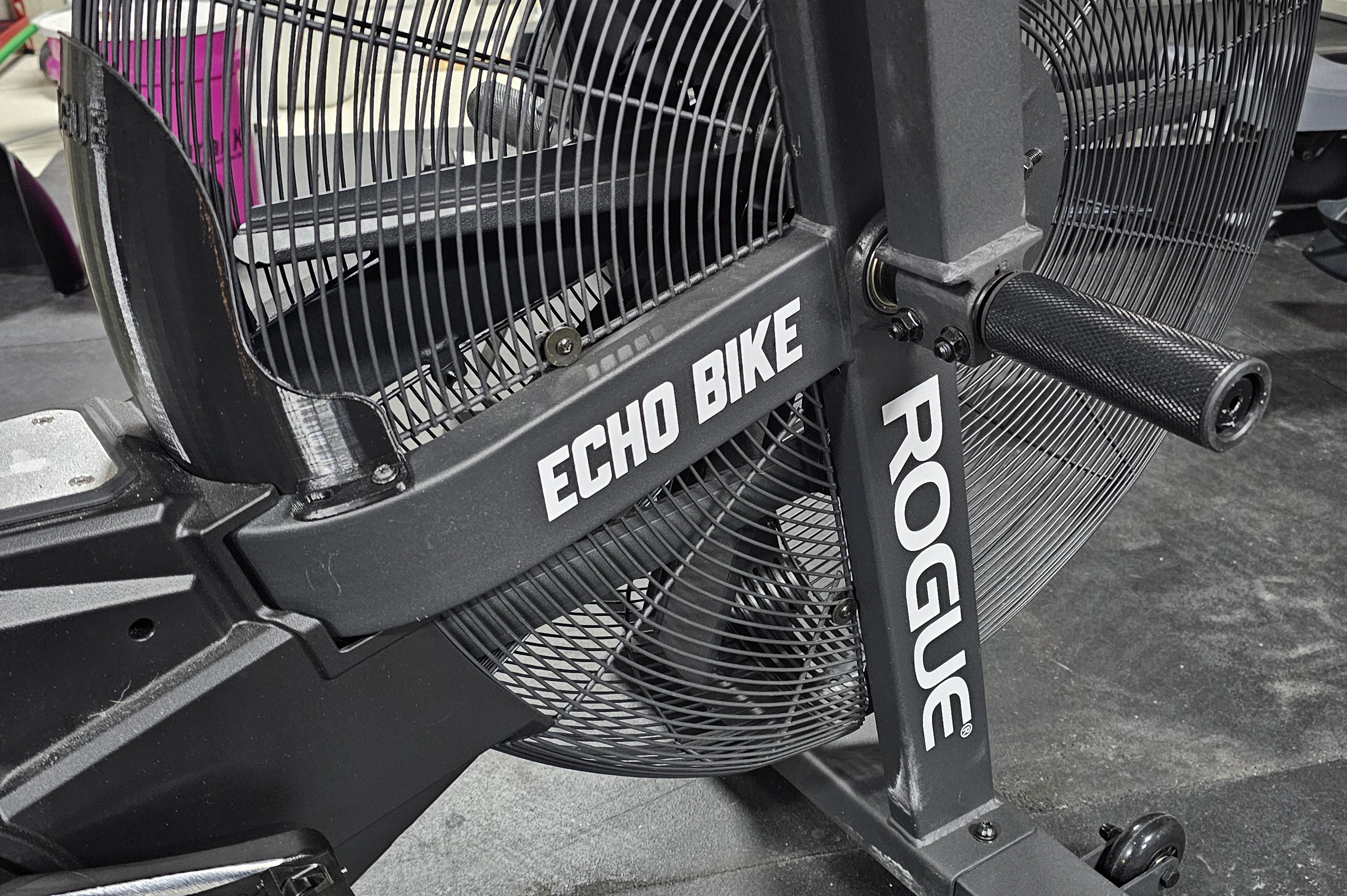 Refined Rogue Echo Bike Wind Guard - v2.0 + v3.0
