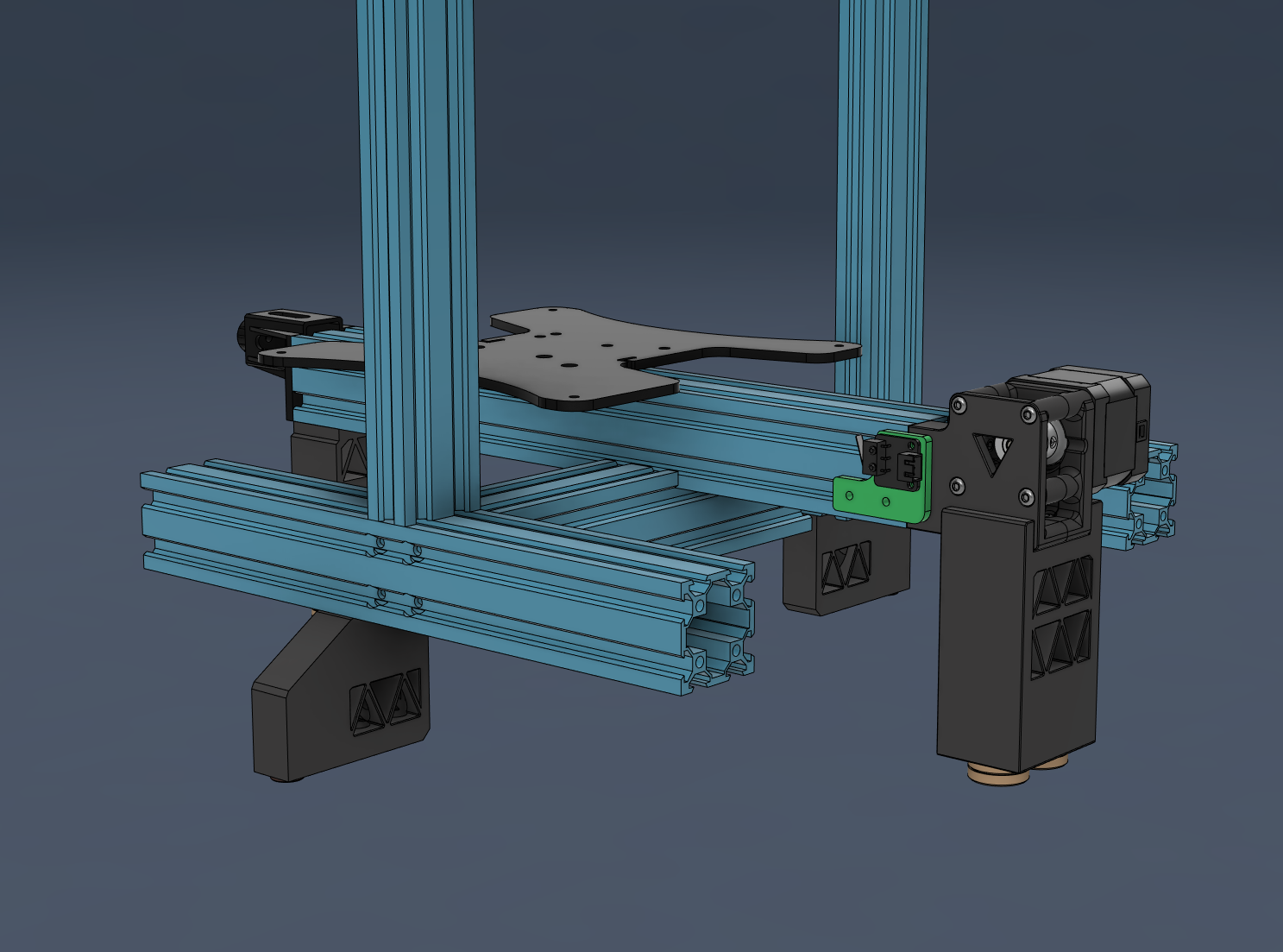 Ender Cross Support Feet (Alpha) - Ender 3 V2, Neo
