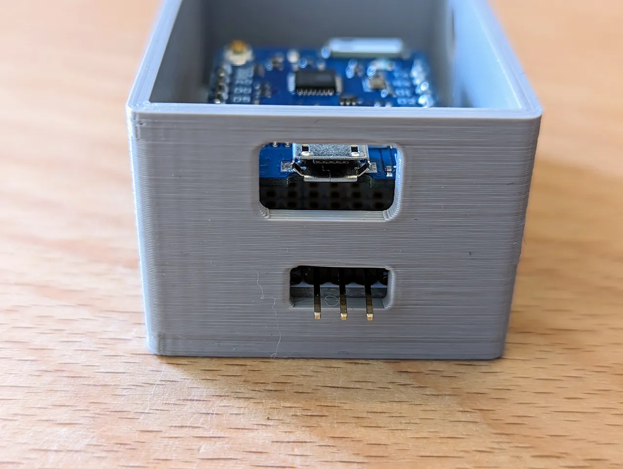 ESP8266 D1 Mini Pro case with external antenna and perma-proto (small mint  tin size) by timn, Download free STL model
