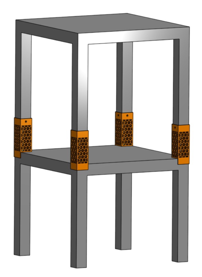 Miniatura 2 do modelo 3D Ikea Lack stacker/riser