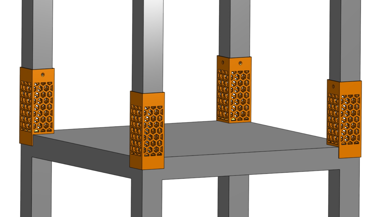 Ikea Lack stacker/riser by Frankee Download free STL model